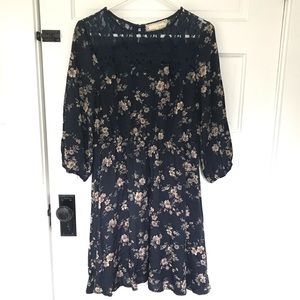 ModCloth Floral Dress A’Reve